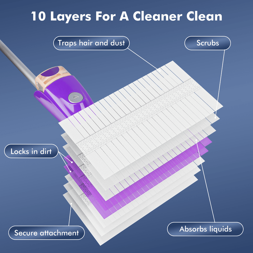 ILAVCLEAN Disposable Mopping Wet Pads Refills 20 Pack for SwifferWet Jet Mops, Wet Jet Refills Pads for Floor Cleaning All Multi-Surface Absorbent